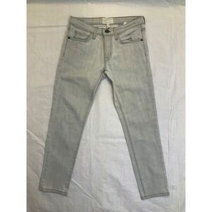 Current/Elliott Jeans Women's 24" Light Gray Ankle Skinny Stretch Made in U.S.A.